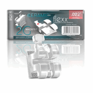 BRACKET CERÁMICO FLEXX 2G MBT .022" KIT 20 UNIDADES
