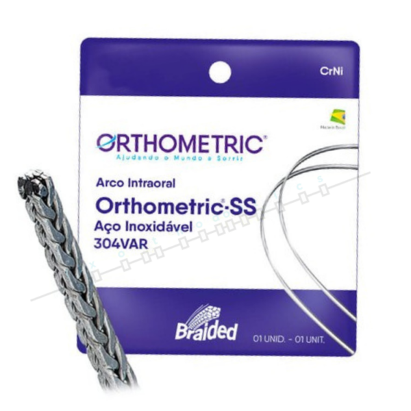 Arco Trenzado Orthometric. Fix Orthodontics