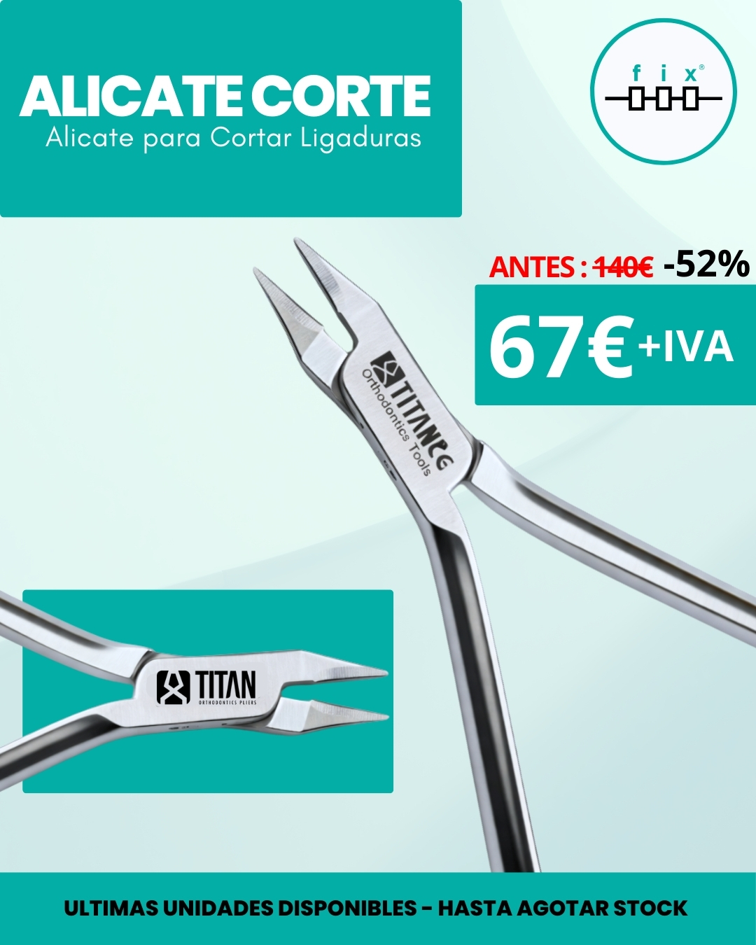 alicate corte ligaduras ortodoncia